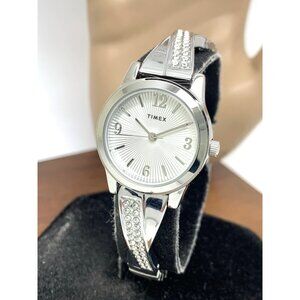 Timex Women's Watch TW2V69600 Quartz Silver Dial Stainless Steel Expansion 25mm